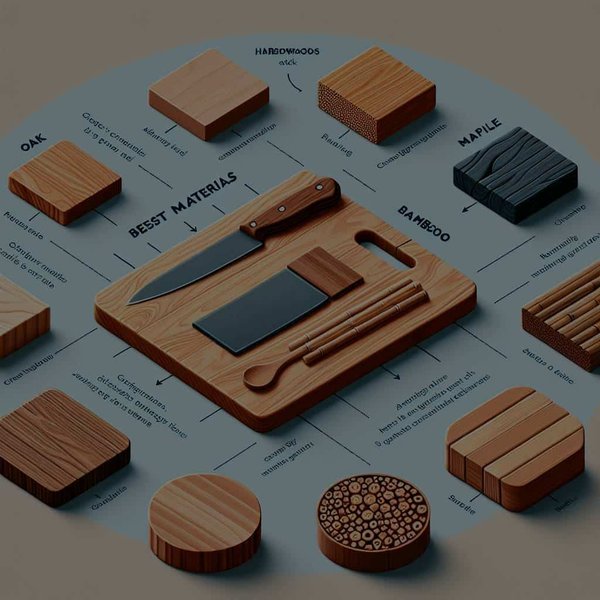 Quels sont les meilleurs matériaux pour fabriquer une planche à découper sur mesure?