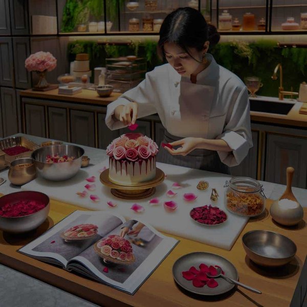 Comment utiliser les pétales de rose en cuisine pour des desserts élégants ?