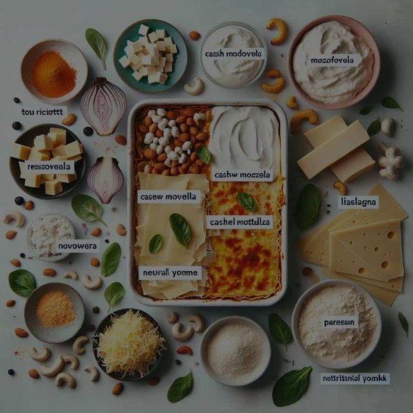 Quelles alternatives au fromage peut-on utiliser dans une lasagne végétalienne allégée?